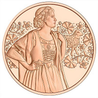 10 Евро Австрия Лоден-ткань — третья монета серии «Традиции и мода» (2026 года)